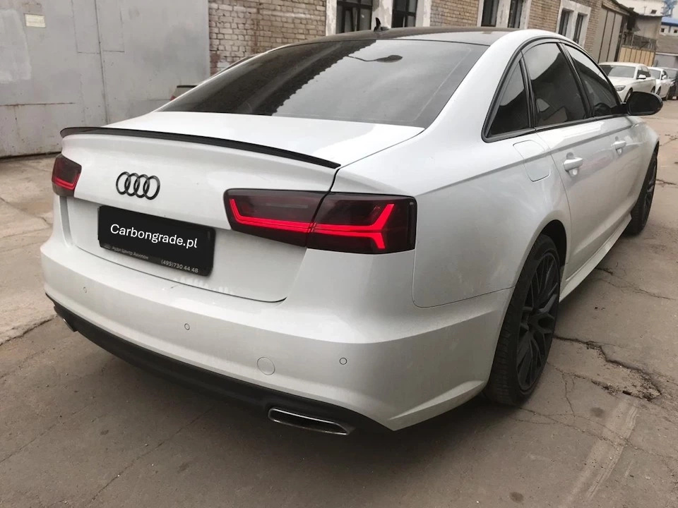 Karbonowa Lotka Spoiler AUDI A6C8 - obrazek 5