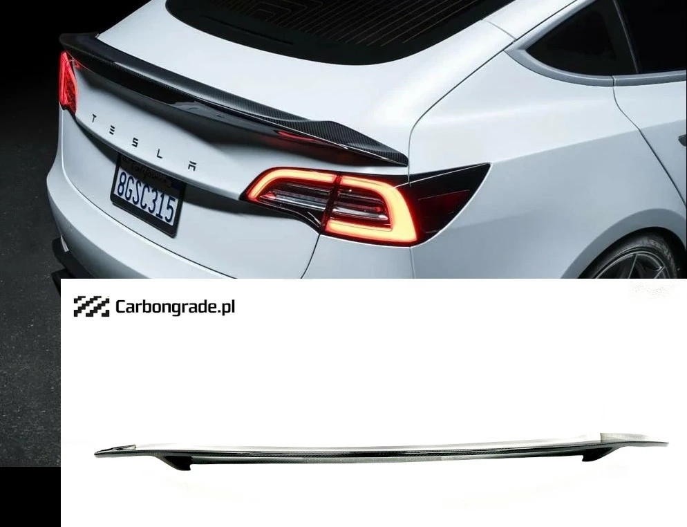 Karbonowy Spoiler Lotka Tesla Model 3